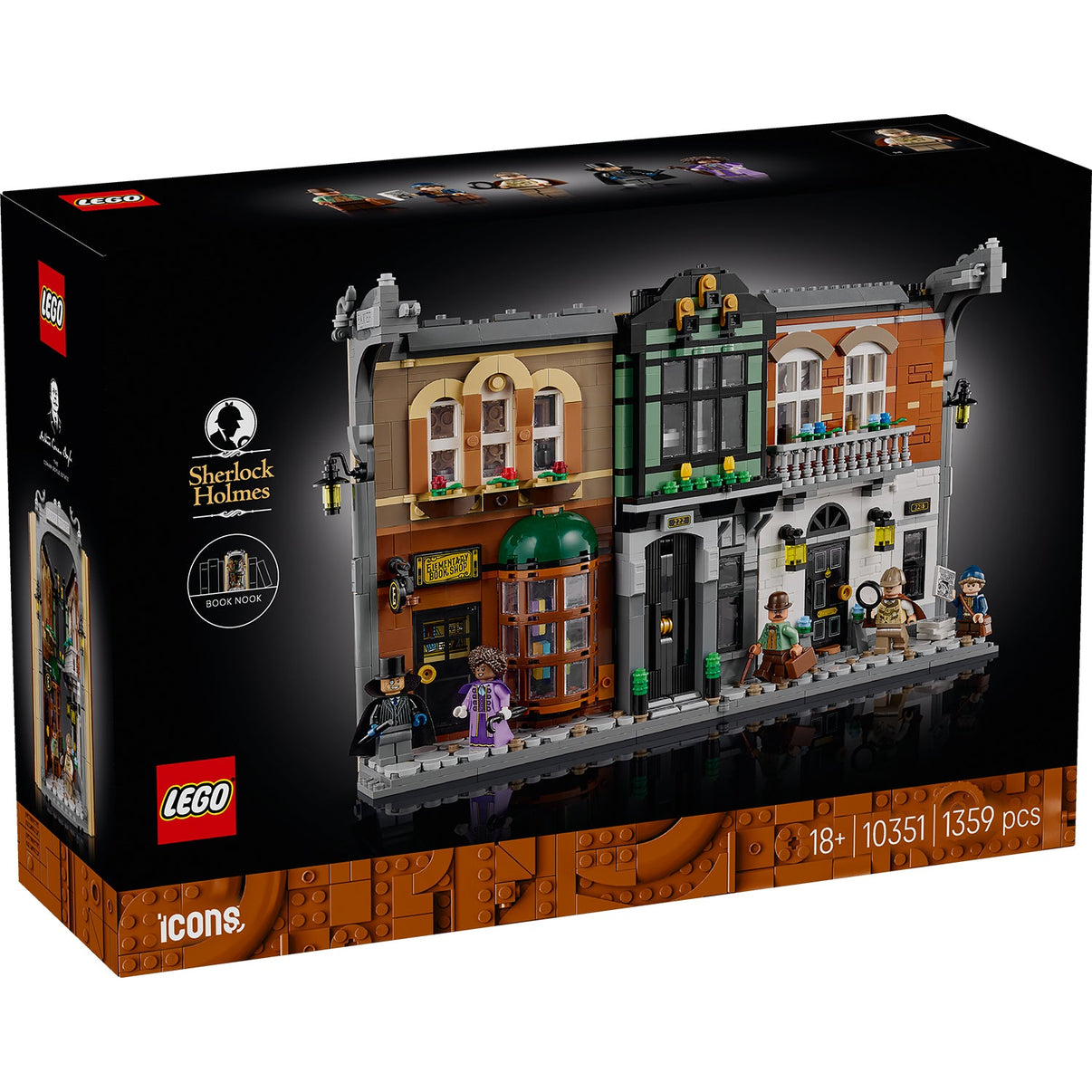 LEGO® ICONS Sherlock Holmes: Book Nook