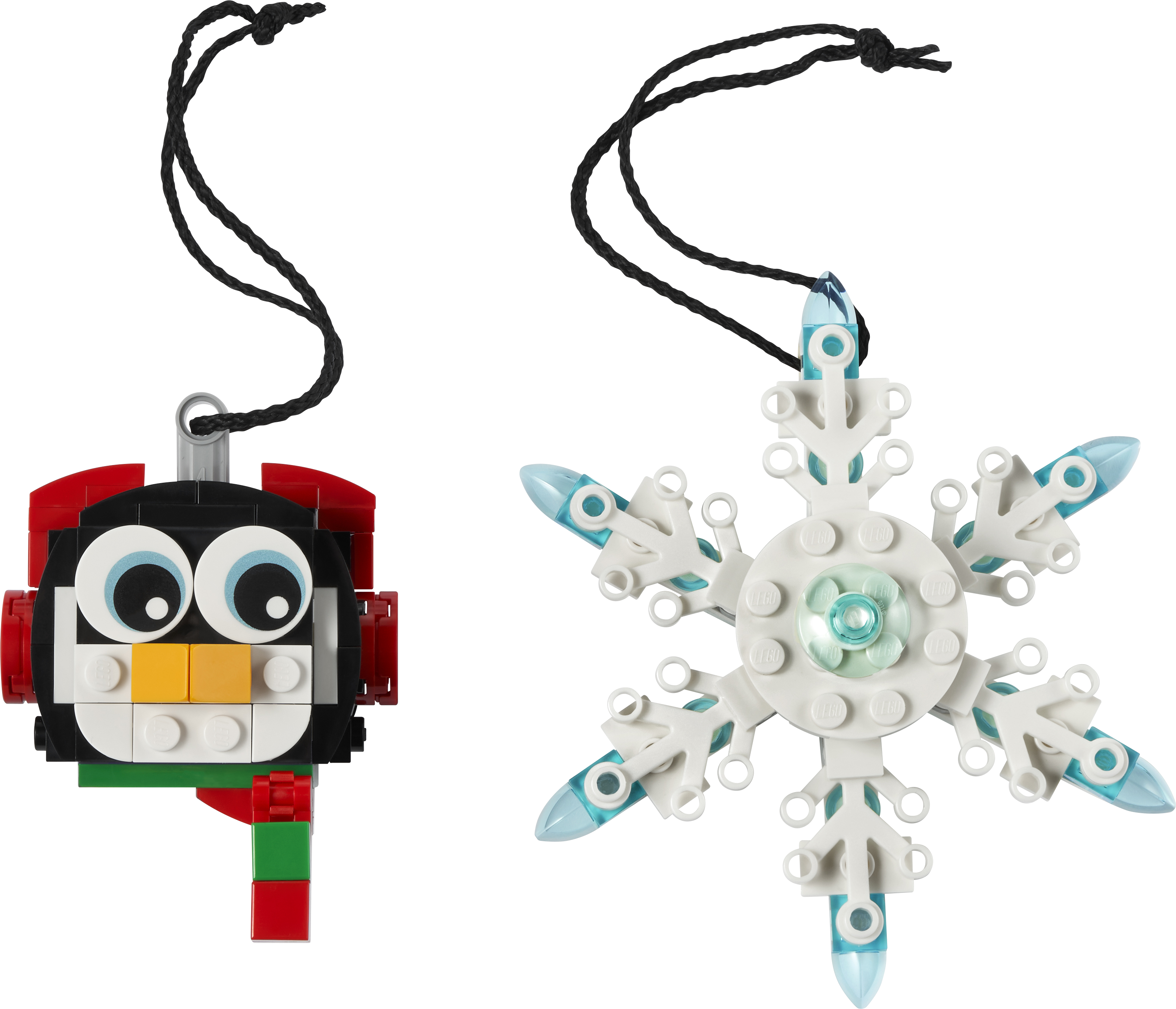 Penguin & Snowflake Christmas Ornament