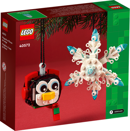 Penguin & Snowflake Christmas Ornament