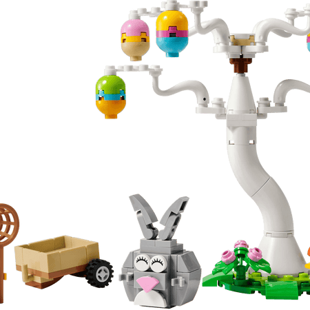 Easter Bunny and Chick Egg Hunt