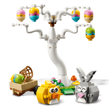 Easter Bunny and Chick Egg Hunt