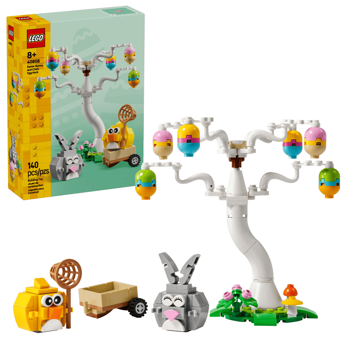 Easter Bunny and Chick Egg Hunt
