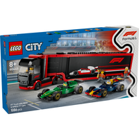 LEGO 60445 City F1® Truck with RB20 & AMR24 F1® Cars