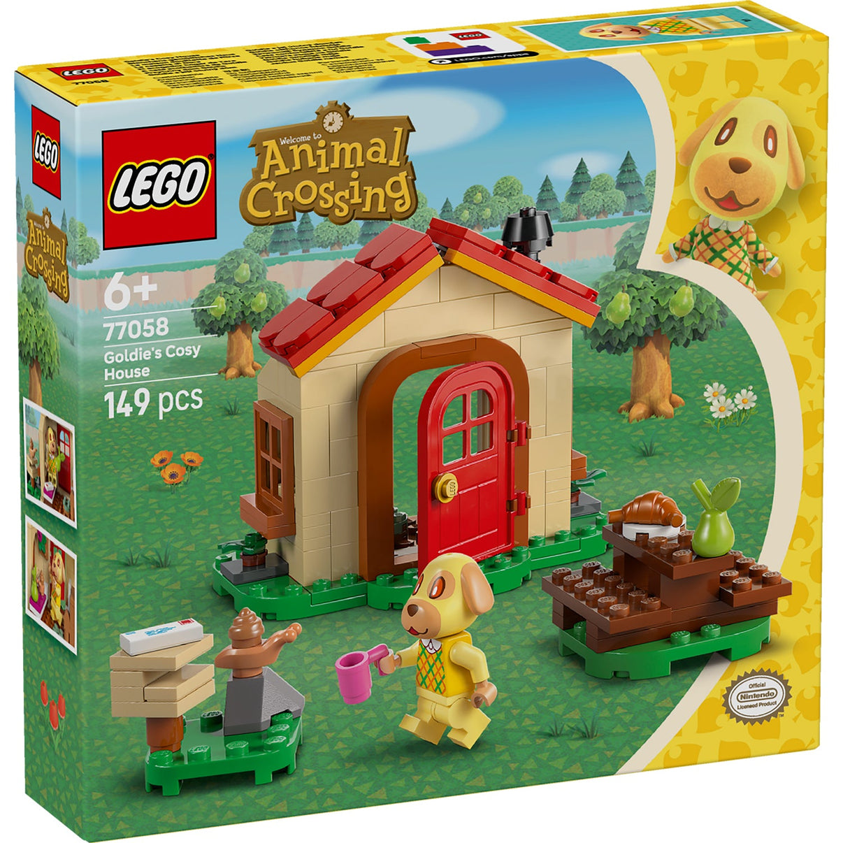 LEGO® Animal Crossing™ Goldie’s Cosy House