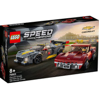 LEGO® Speed Champions Chevrolet Corvette C8.R Race Car and 1968 Chevrolet Corvette